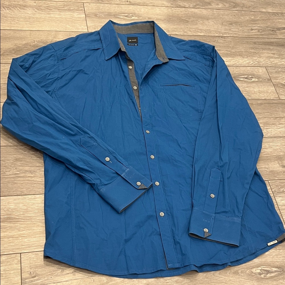Men's Classic Blue Shirt Jacket